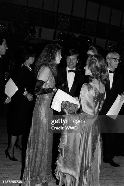 Diandra Luker and guests attend an event at Lincoln Center in New York City on June 5, 1986.