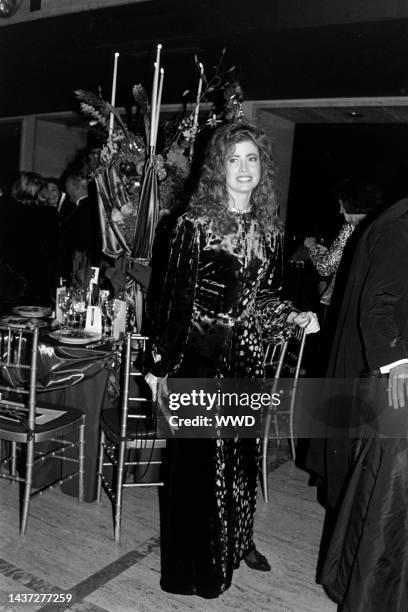 Diandra Luker attends an event at Lincoln Center in New York City on November 18, 1986.