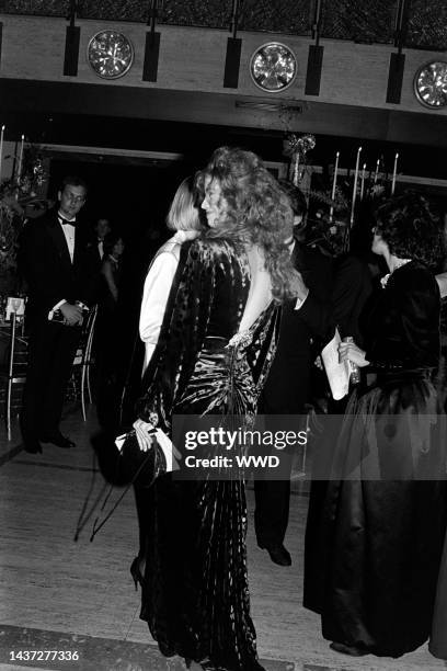 Diandra Luker and guests attend an event at Lincoln Center in New York City on November 18, 1986.