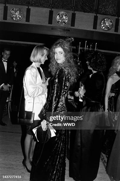 Diandra Luker and guests attend an event at Lincoln Center in New York City on November 18, 1986.