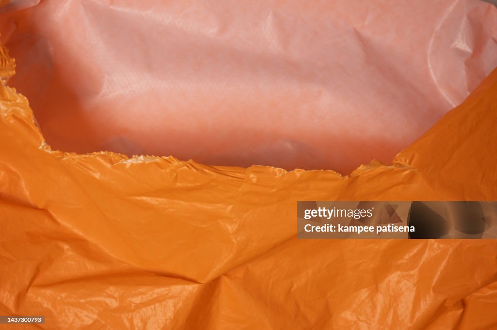Packing Texture Orange Plastic Bag Packing Texture High-Res Stock Photo - Getty Images
