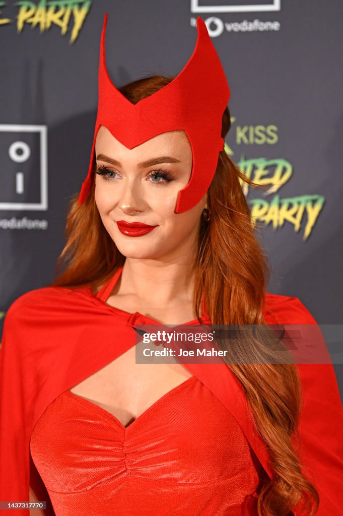 Elz The Witch attends the KISS Haunted House Party at OVO Arena... News