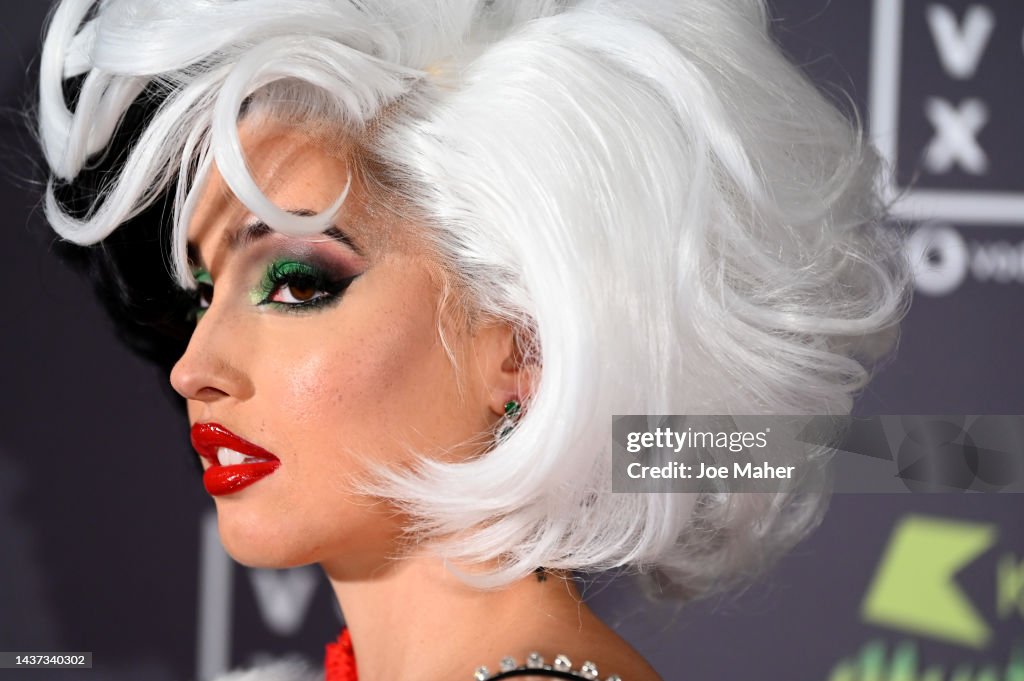 Mabel attends the KISS Haunted House Party at OVO Arena Wembley on