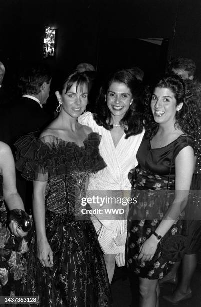 Claudia Peltz and guests attend an event at Lincoln Center in New York City on June 28, 1988.