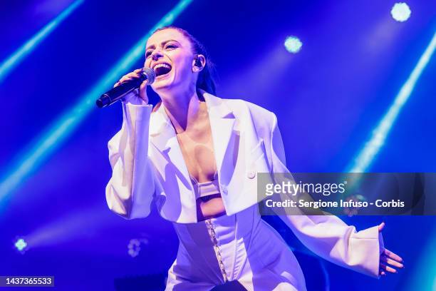 Annalisa performs at Fabrique on October 28, 2022 in Milan, Italy.