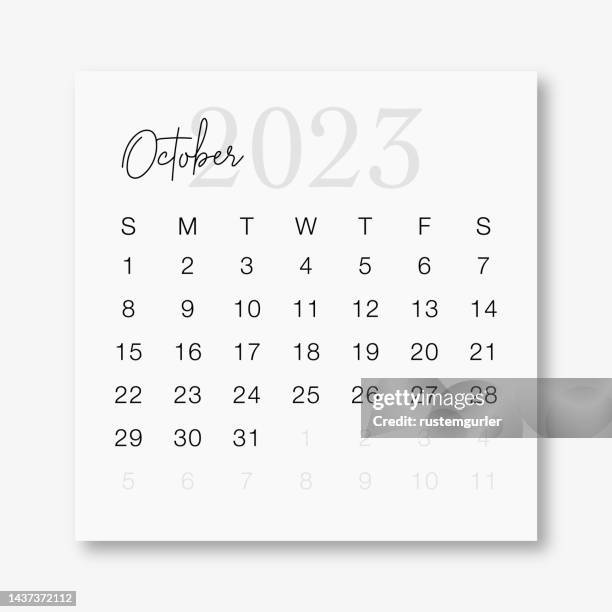 2023 calendar sunday start - white background - opening day stock illustrations
