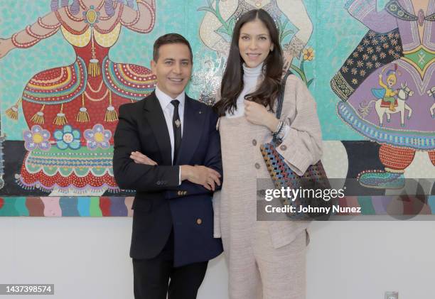 Gabriel Rivera-Barraza and Alida Boer attend Latinos Destinados A Triunfar Youth Career Summit 2022 at Hostos Community College on October 27, 2022...