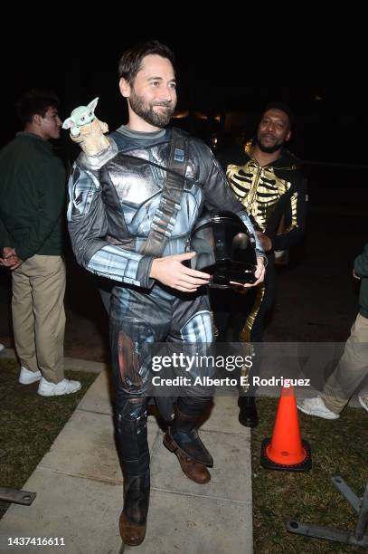 Ryan Eggold arrives to the Casamigos Halloween Party Returns In Beverly Hills on October 28, 2022 in Los Angeles, California.