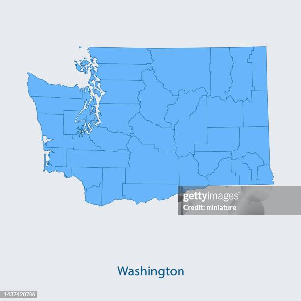Washington Map High-Res Vector Graphic - Getty Images