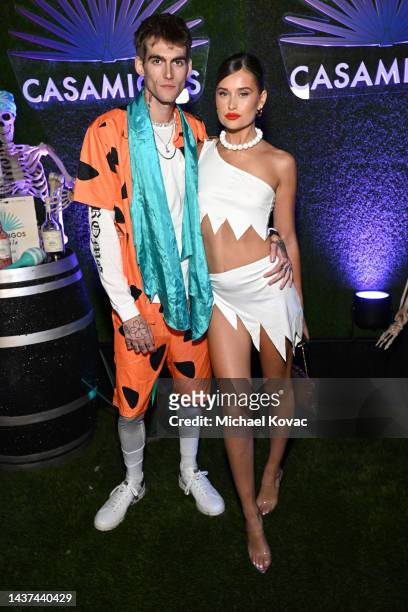 Presley Gerber and Lexi Wood attend the Casamigos Halloween Party Returns in Beverly Hills on October 28, 2022 in Beverly Hills, California.