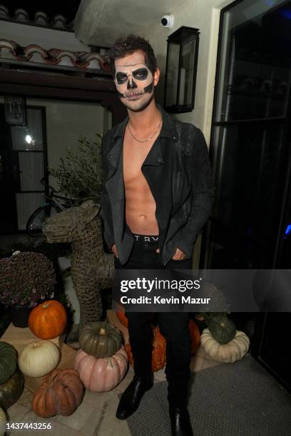 Taylor Lautner attends the Casamigos Halloween Party Returns in Beverly Hills on October 28, 2022 in Beverly Hills, California.