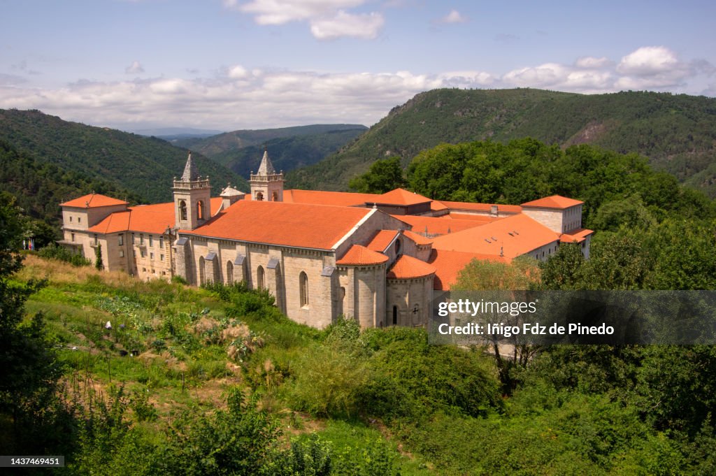 The Santo Estevo monastery in Ribas de Sil, Nogueira de Ramuín, Ourense, Galicia, Spain.