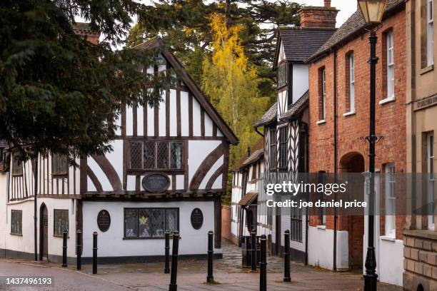 sunrise, oken's house, warwick, warwickshire, england - warwick inglaterra imagens e fotografias de stock