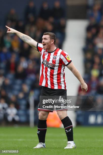 John Fleck of Sheffield United in action during the Sky Bet Championship between West Bromwich Albion and Sheffield United at The Hawthorns on...