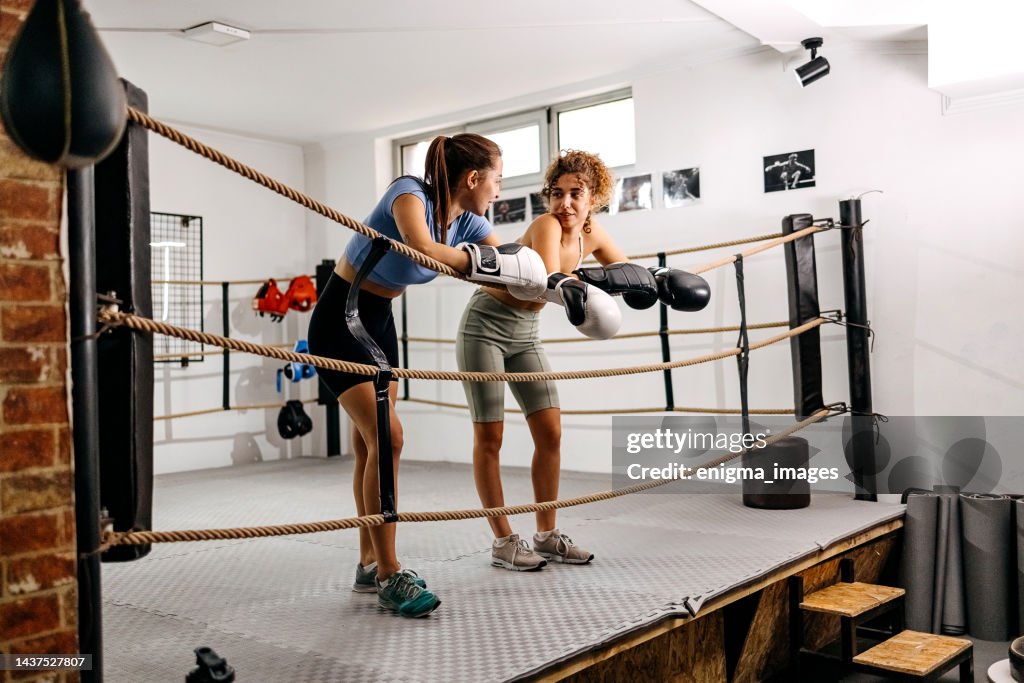 Boxkers Two Beautiful Female Boxers Having Fun Together High-Res Stock Photo ...