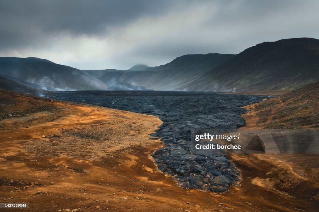 Flowing Lava