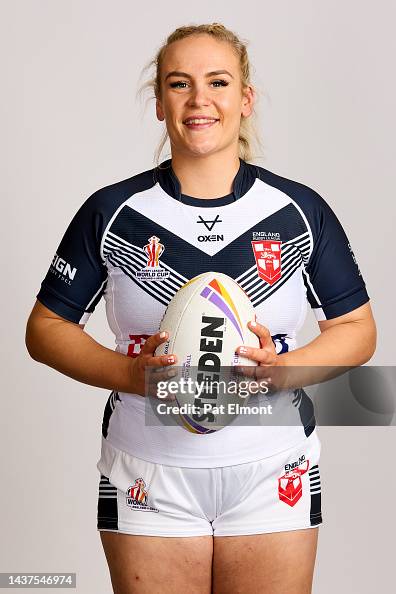 Gracefield Rugby Rngland Grace Field of England poses for a photo during the England Rugby ...
