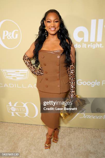 Garcelle Beauvais attends EBONY Power 100 at Milk Studios Los Angeles on October 29, 2022 in Los Angeles, California.