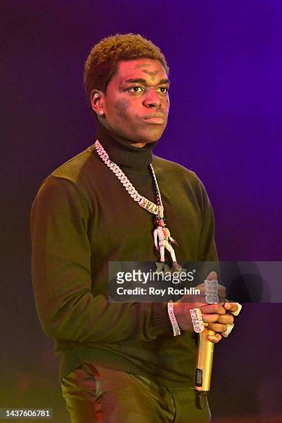 Kodak Black performs onstage during Powerhouse NYC on October 29, 2022 in Newark, New Jersey.