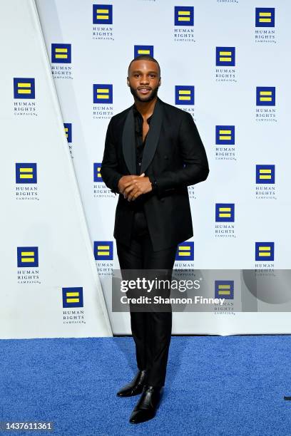 Dyllon Burnside attends the 2022 Human Rights Campaign National Dinner at Walter E. Washington Convention Center on October 29, 2022 in Washington,...