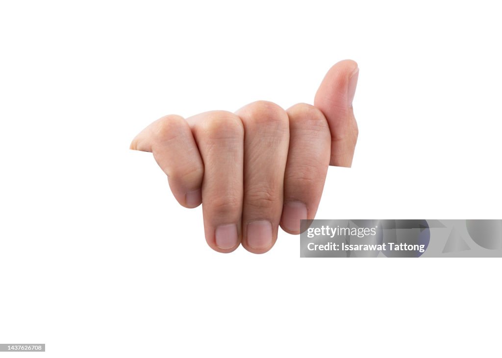 Advertising: Hand holding white empty paper