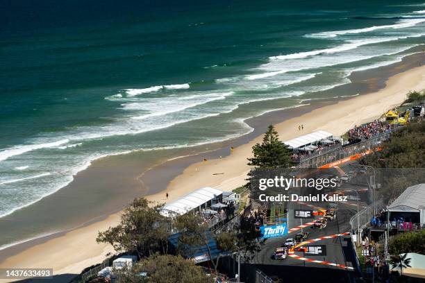 Shane van Gisbergen driver of the Red Bull Ampol Holden Commodore ZB during the Gold Coast 500 round of the 2022 Supercars Championship Season at on...