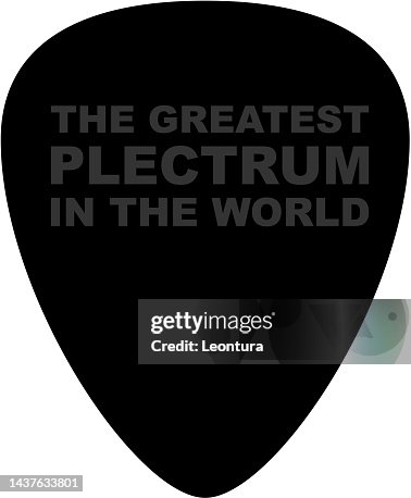 Lectrum Images The Greatest Plectrum In The World High-Res Vector Graphic - Getty Images