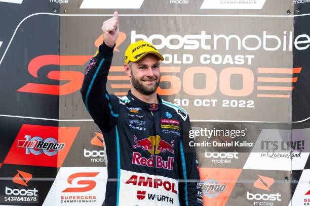Shane van Gisbergen driver of the Red Bull Ampol Holden Commodore ZB during the Gold Coast 500 round of the 2022 Supercars Championship Season at on...