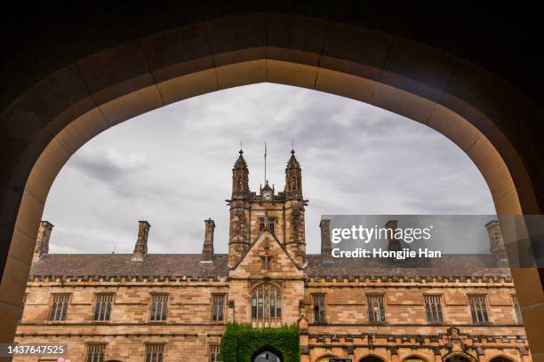 university of sydney, australia. - universitetet i sydney bildbanksfoton och bilder