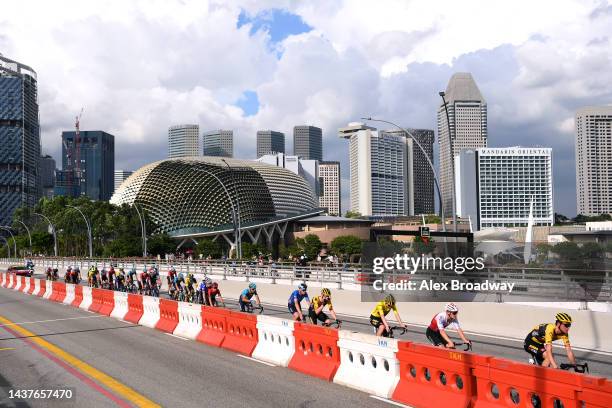 Vincenzo Nibali of Italy and Team Astana Qazakstan, Christopher Froome of United Kingdom and Team Israel - Premier Tech, Rohan Dennis of Australia,...