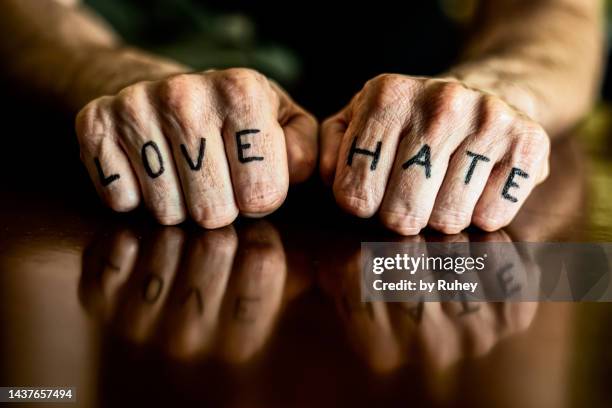 37 Love And Hate Tattoo Photos and Premium High Res Pictures - Getty Images 37 Love And Hate Tattoo Photos and Premium High Res Pictures - Getty Images