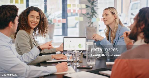 team in marketing, digital tablet and graph data on desk while planning operations. corporate meeting on advertising growth with charts online with workers plan, tech and discuss big data strategy - dashboard stock pictures, royalty-free photos & images