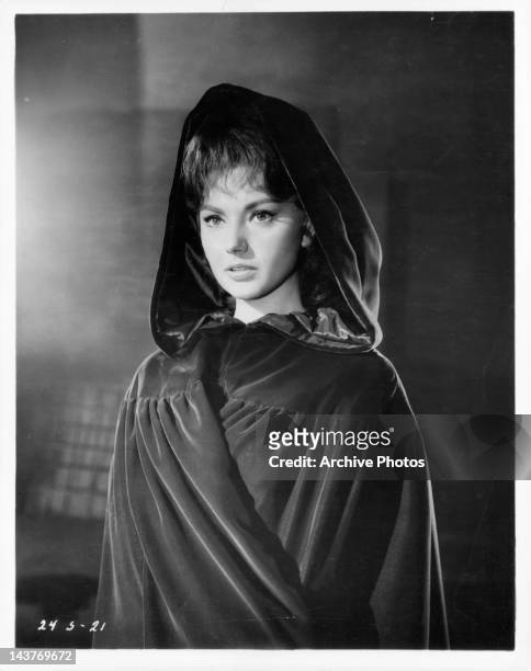 Sylva Koscina in her portrayal as the aristocratic Orietta in a scene from the film 'Swordsman of Siena', 1962.