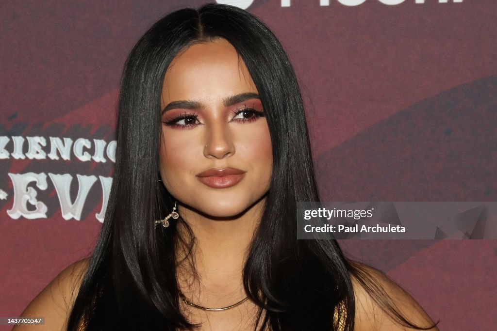 Singer Becky G attends the CARN*EVIL Halloween Party at a private