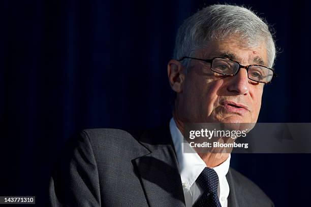 Robert Rubin, co-chair of the Council on Foreign Relations and former U.S. Treasury secretary, speaks at the Brookings Institution's Hamilton Project...