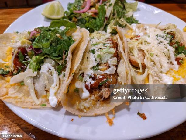 vegetarian tacos - mexican food imagens e fotografias de stock