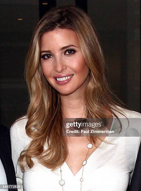 Ivanka Trump poses for pictures at Trump Tower on May 3, 2012 in New York City.