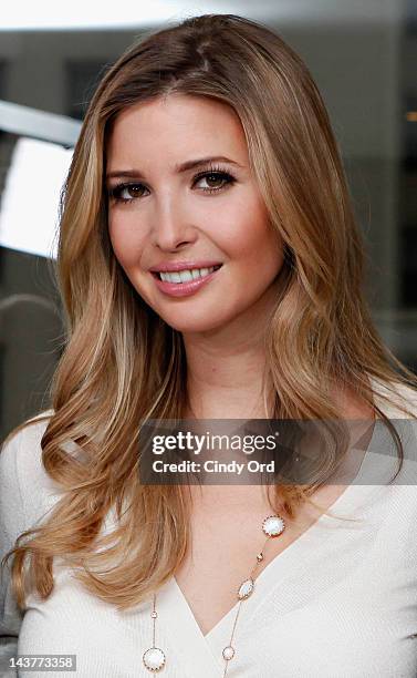 Ivanka Trump poses at Trump Tower on May 3, 2012 in New York City.