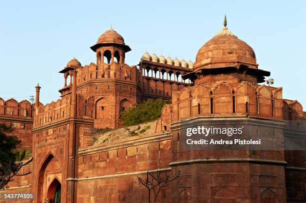 red fort of delhi - red fort stock pictures, royalty-free photos & images