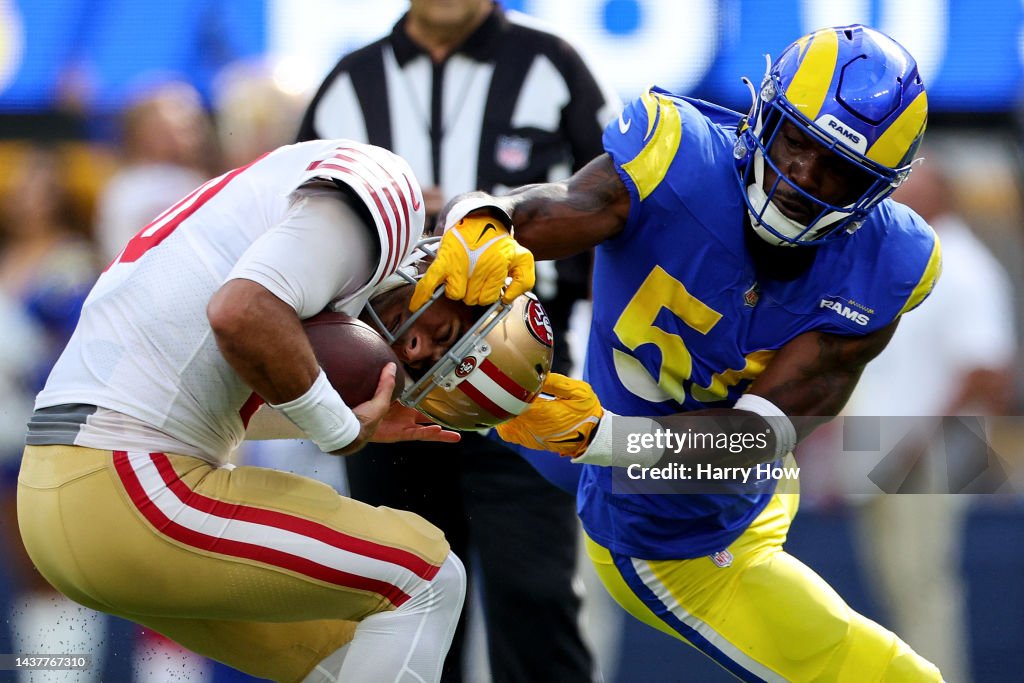 San Francisco 49ers v Los Angeles Rams