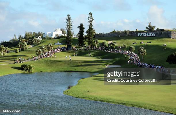 General view during the fourth round of the Butterfield Bermuda Championship at Port Royal Golf Course on October 30, 2022 in Southampton, .