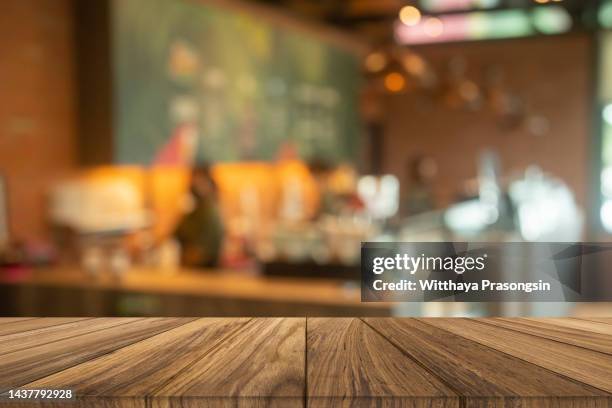 bar counter, table, backgrounds, - linear perspective restaurant stock pictures, royalty-free photos & images
