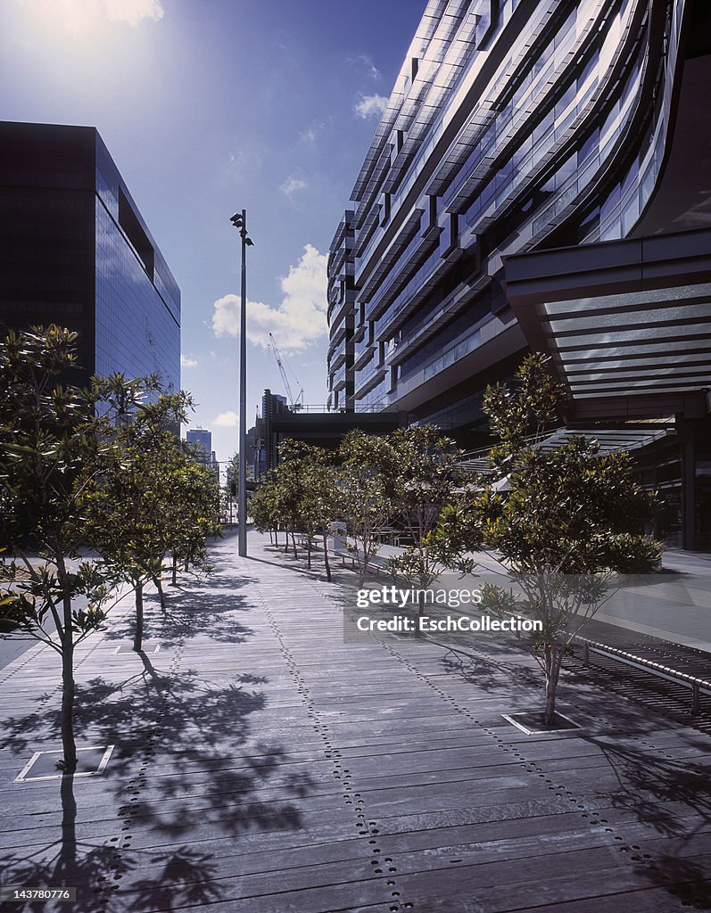 Modern office buildings at office park, Melbourne