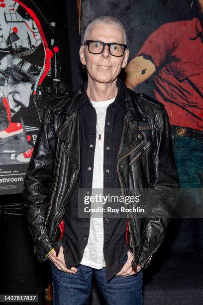 Andy Rourke of The Smiths attends the "Meet Me In The Bathroom" New York premiere at Webster Hall on October 30, 2022 in New York City.