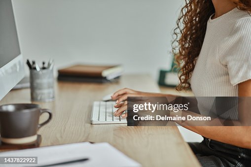 Computer, keyboard hands of woman typing blog post, respond to email contact or social media content writing article. Girl search internet, web or working on copywriting for online marketing at home Computer, keyboard hands of woman typing blog post, respond to email contact or social media content writing article. Girl search internet, web or working on copywriting for online marketing at home