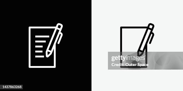 document, note line icon - data reports background stock illustrations