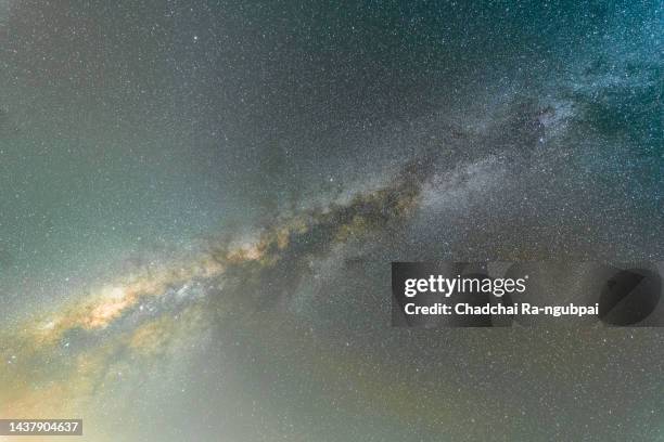 night starry sky. milky way, stars and nebula. space  background - galaxy space explore stock pictures, royalty-free photos & images