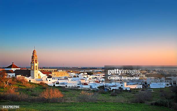 sunset in ayamonte - huelva province stock pictures, royalty-free photos & images