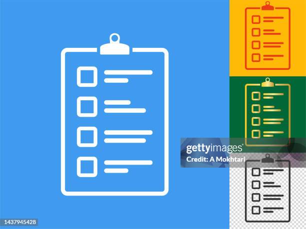 folder set with clip and checkbox. - green check mark transparent background stock illustrations