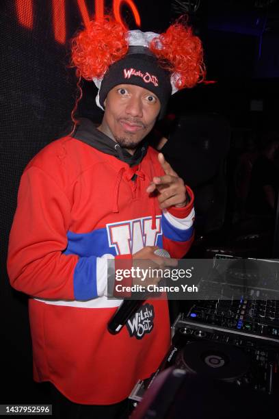 Nick Cannon is seen at his Wild N Out Halloween party at Sapphire 60 New York on October 30, 2022 in New York City.